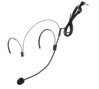 SUPVOX Wired Head-mounted Microphone Headset Mic with Flexible Boom Voice Amplifier Mic for Teachers and Tour Guides, Black Over-ear Singing Microphone for Classroom Presentations