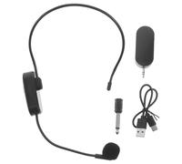 SUPVOX Wireless Headset Microphone System for Teachers and Public Speakers with Sound Quality, Abs Material, Wireless Connectivity Compatible for Speaking Environments and Lectures,
