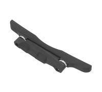 SUPVOX Wood Mandolin Bridge Saddle Replacement Part with Sl esign for Precise Intonation and Exceptional Durability, Black Ebony for Rehearsals and Playing on The Go