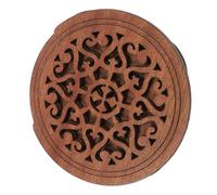 SUPVOX Wooden Acoustic Guitar Soundhole Cover Feedback Reduction Block with Creative Carved Pattern, Sturdy Wood Material, for Acoustic and Electric Guitar Noise Control