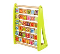 SUPVOX Wooden Alphabet for Educational Phonics with Numbers Develops Cognitive Skills and Hand Eye Coordination for Preschool Activities and Fun