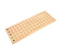 SUPVOX Wooden Bingo Board for Balls with Ball Tray Rack Montessori Math Counting and Bingo Party Supplies Large Group Game Night Accessory for Families