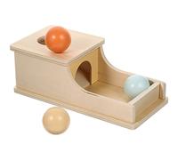 SUPVOX Wooden Coin Box Toy for Kids 1-3 Years Old Educational Motor Skills Development Toy Baby Grasping Coin Container Early Learning Fine Motor Skills Activity