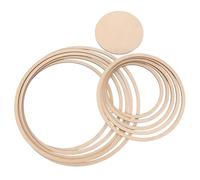 SUPVOX Wooden Concentric Ceramic Cutting Rail Set for Pottery Tools, Geometric Modeling Clay Tool for DIY Ceramic Plate Forming and Pottery Printing