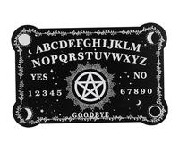 SUPVOX Wooden Divination Pendulum Board with Alphabet Letters, White Energy Spirit Tool for Wiccan Altar and DIY Divination Rituals, Pendulum Answer Board for Home and Party Use