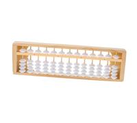 SUPVOX Wooden Educational Abacus for Students Chinese Arithmetic Counting Tool Hand-eye Coordination Aid for Early Math Learning and Memory Improvement Random Color
