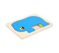 SUPVOX Wooden Elephant Puzzle for Educational Jigsaw Plaything with Cartoon Design Smooth Surface Safe for Childrens Cognitive Development and Creativity Enhancement