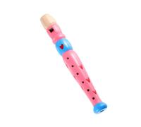 SUPVOX Wooden Flute for Educational Orff Music Instrument Accurate Tones Lightweight Little Clarinet for Early Music Training and Development