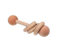 SUPVOX Wooden for Babies and Children, Skin-Friendly Material with Hand-Eye Coordination Feature, Khaki Colour, for Ability Cultivation and Parent-Child Interaction