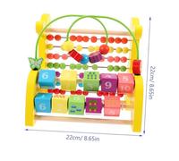 SUPVOX Wooden Giraffe Abacus Educational for Counting Frame for Cognition Early Learning Fun Abacus Tool for Hand-brain Coordination Development