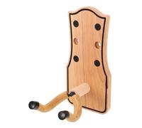 SUPVOX Wooden Guitar Wall Hanger Mount Hook Solid Wood Multi-Instrument Display Holder for Acoustic Electric Bass Guitars Ukulele Space-Saving Studio Home Wall Mounting System with Easy