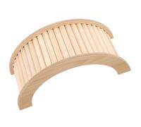 SUPVOX Wooden Hamster Bridge Large Bite-resistant Climbing Ladder for Small Pets Guinea Pigs Multi-purpose Safe Playground with Smooth Surface and Natural Wood Material