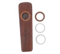 SUPVOX Wooden Kazoo Easy to Play Strong Resonance Simple Structure Portable Kazoo Instrument for All-age Musicians and Ukulele Players