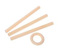 SUPVOX Wooden Makeup Sponge Holder Crystal Ball Base, Cosmetic Puff Storage Stand for Beauty Sponge Drying and Organizing, Puff Organizer for Use