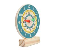 SUPVOX Wooden Number Clock Educational Creative Design for Learning Recognition and Cognitive Development Preschool Teaching Aid