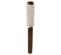 SUPVOX Wooden Outdoor Torch: 17.72 Inch Traditional Fire Torch for Garden Pathway Lighting Handheld Fire with Woven Rope Design for Lawn Patio Yard Decor