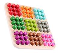 SUPVOX Wooden Peg Board Sudoku Game for Years Educational Logic Puzzle with Smooth Surface Portable Compact Design for Early Learning and Memory Training