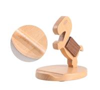 SUPVOX Wooden Smartphone Holder Horse Shape Multi-function for Desktop
