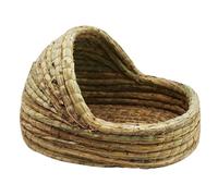 SUPVOX Woven Rabbit House Small Nest for Hamsters Guinea Pigs and Bunnies Breathable Cooling Bed for Indoor Small Animals