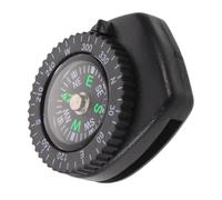 SUPVOX Wrist Mount Scuba Diving Compass Slip-on Watch Strap Button, Black Mini Survival Compass for Hiking, Boating, and Outdoor Navigation