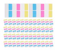 SUPVOX Writable Label Index Sticky Tabs Medium Size 60pcs per Pack, 20 Packs Repositionable Page Flags for Filing Documents, Notebooks, Books, and Planner Organization