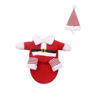 SUPVOX Xmas Design Pet Costume for Party Comfortable Warm Polyester Pet Dog Outfit Specially Designed for Christmas Winter Wedding