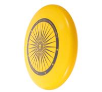SUPVOX Yellow Pe Summer Activity Disc Whirlwind Pattern and Smooth Edge, Lightweight and Resistant to Deformation, for Outdoor Sports and Team Flying Disc Games in Garden or Park