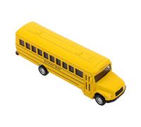 SUPVOX Yellow School Bus for Die Cast Metal Model with Friction Powered Wheels Inertia Driven Fun for Boys and Realistic School Bus Design for Interactive Play