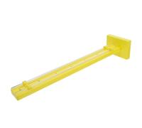SUPVOX Yellow U-shaped Pressure Gauge Laser-etched Scale Lines for Sensitive Micropressure Testing and Stable Readings, Plastic Manometer for Physics Classroom Science Experiment