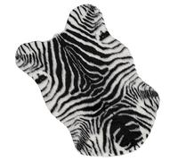 SUPVOX Zebra-print Rug Non-slip Floor Mat for Home Floor Bathroom for with Comfortable Design