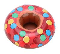 SUPYINI 10pcs Cute Inflatable Drink Holder Floats for Pool Party Bath Toy, Made of Safe PVC Material, The Perfect Way to Keep Your Drinks Handy for Fun in The Water, for Children and Beach Use
