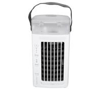 SUPYINI 2-in-1 Portable Air Conditioner Fan, Desktop Cooling Fan with 3 Wind Speeds, Evaporative Mini Air Cooler, 7 Colors Light for Office, Home, Room and Outdoor Travel