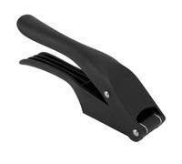 SUPYINI 2 in 1 Premium Garlic Press, Multi-Purpose Garlic Press Gift Set for Chefs - Easy Pressing, with Soft Ergonomic Handle, Crushing Brush (Black)