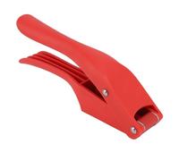 SUPYINI 2 in 1 Premium Garlic Press, Multi-Purpose Garlic Press Gift Set for Chefs - Easy Pressing, with Soft Ergonomic Handle, Crushing Brush (Red)