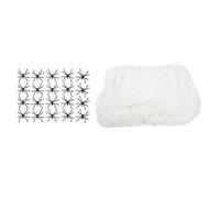 SUPYINI 200g Spider Web Decorations Halloween Cobwebs Stretchy Scary Spider Webs with 40 Plastic Spiders for Indoor Outdoor Haunted House Party Decor