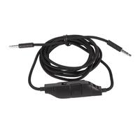 SUPYINI 3.5mm Headphone Aux Cable for Logitech, Inline Mic Volume Control, 1.7m Nylon Weave Cord, for Gaming Headset G633 G933 G935 G635 with PCs, Game Consoles, One, Phones, Tablets