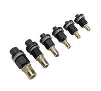 SUPYINI 6Pcs Hand Rivet Nut Tool Mandrels Set, Manual Rivnut Tool Accessories with Common Sizes 10 24 to 3 8 16, for Sheet Metal Pipe Riveting in Automotive Furniture Construction