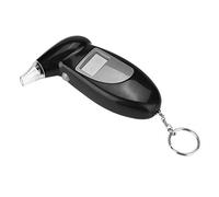 SUPYINI Alcohol Breath Tester Breathalyser Analyzer Digital LCD Display High Sensitivity Portable with 5 Mouthpieces for Multiple Users