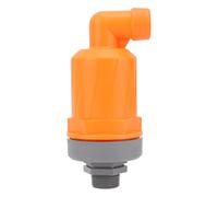 SUPYINI Automatic Air Vent Valve, PP Material High Hardness Great Flowing Rate with G1 Bottom Port and G1/2 Top Port, for Residential Office Buildings and Industrial Systems (Fast Type 6632A PP)