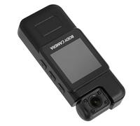 SUPYINI Body Video Recording Camera, 4K Motion Detection, 180° Rotating Lens, 1000mAh, Portable Camcorder for Sports, Cycling