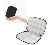 SUPYINI Cable Organizer Bag, Electronics Organizer Data Cable Charger Collector Multifunctional Bag Cable Organizer for Travel, Business Office