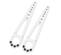 SUPYINI Cat Door Holder Latch, Adjustable Retractable Pet Gate for Cats to Stop Dogs from Entering Food Area, Easy Installation and Removal (White)