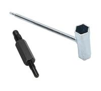 SUPYINI Chainsaw Piston Stop Tool, Steel Chainsaw Steps with Flywheel Clutch Disassembly Tool for 365x372xp 395, 137 350 61 268 272, 180 250 251 260 290