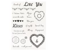 SUPYINI Clear Stamps with Cutting Die, DIY Combination, Recyclable, Transparent Printing, Card Making Stamps for Scrapbooking