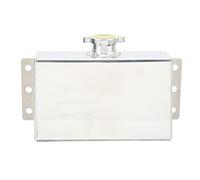 SUPYINI Coolant Overflow Reservoir Tank 1L Aluminum Alloy Universal Expansion Tank with 10AN Fitting Internal Baffle for Car Refitting