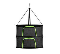 SUPYINI Drying Net for Herbs,2/4/6/8Layers Hanging Basket with Zipper folding Dry Rack Herb Drying Net with Hook,Hanging Drying Rack Net for Plants and Fish
