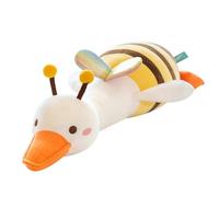 SUPYINI Duck Bee Plush Toy, Transformable Stuffed Animal Soft Down Cotton Hugging Pillow for Babies with Adorable Animal Shape Design (S (Length: 27.6 inch))