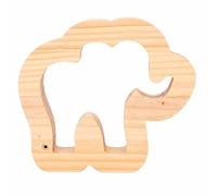 SUPYINI Elephant Wood Carving Lamp 3.3W USB Night Light for Office Bedroom