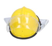 SUPYINI Fire Safety Helmet Fire Rescue Helmet Retardant Hard Hat with Adjustable Shock Face Shield & Reflective Design for Firefighting Construction Mining