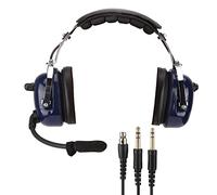 SUPYINI General Aviation Headset, Dual Plug Pilot Headphones, 24 DB Noise Reduction 3.5 Mm Noise Reduction Headset for Pilots, Aviation Pilot for Student Pilots